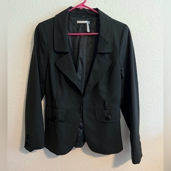CLASSIQUES Entier Black Suit Jacker Size 6 - Picture 1 of 12